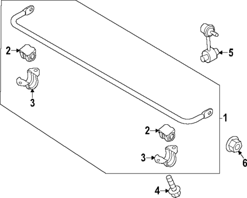 Stabilizer Bar & Components for 2025 Kia K5 #1