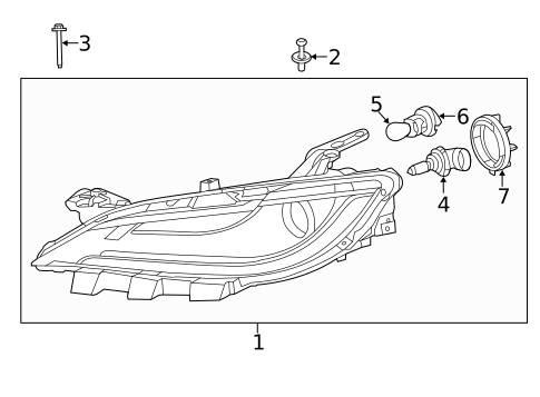 Headlamp Components for 2015 Chrysler 200 #0