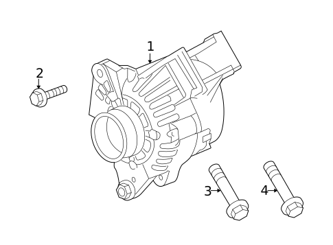 Alternator for 2005 Pontiac Bonneville #0
