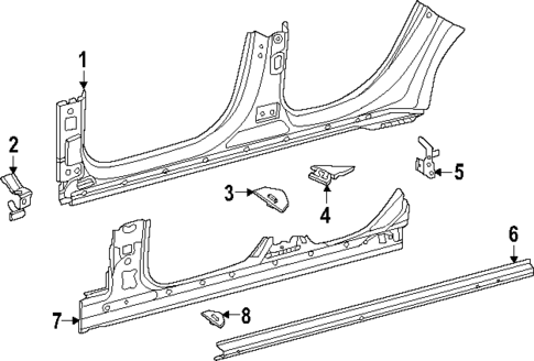 Rocker for 2025 Mercedes-Benz E450 #0