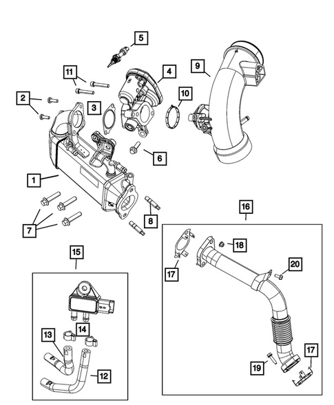 EGR System for 2023 Jeep Wrangler #1