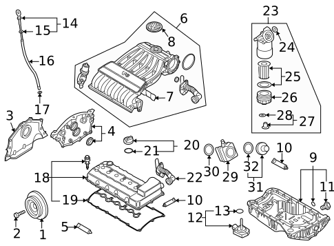 Intake for 2010 Volkswagen Touareg #0