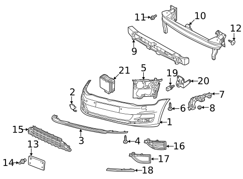 Switches & Sensors for 2018 Volkswagen Golf SportWagen #4