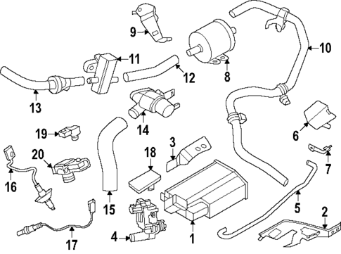 Emission Components for 2025 INFINITI QX80 #0