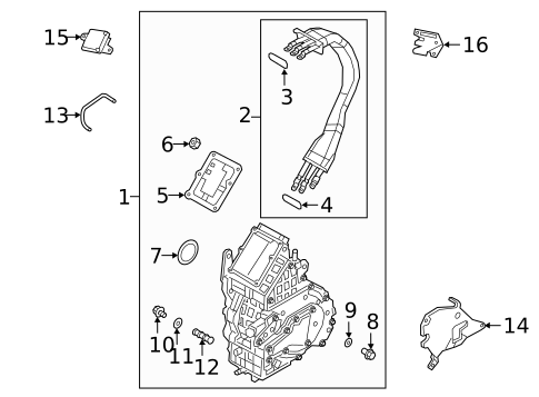 Electrical Components for 2021 Mitsubishi Outlander PHEV #0