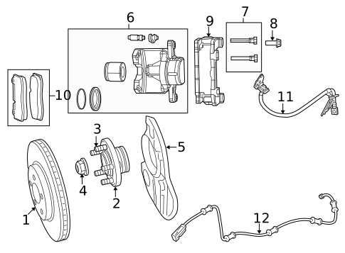 Front Brakes for 2018 Dodge Challenger #2
