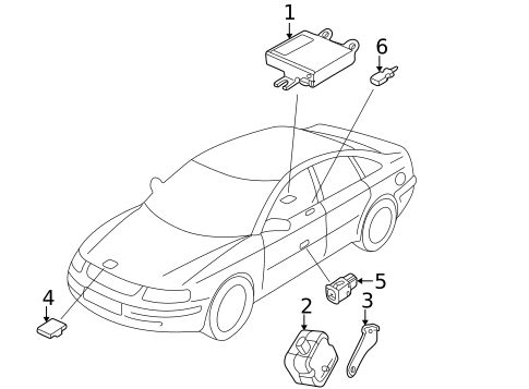Alarm System for 2005 Audi A4 Quattro #1