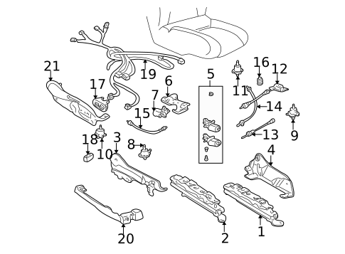 Tracks & Components for 2001 Buick Century #2