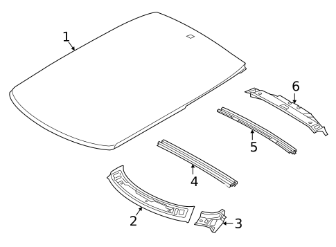 Roof & Components for 2020 Mini Cooper Clubman #0