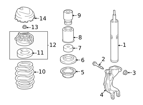 Shocks & Components for 2023 Audi Q8 #0
