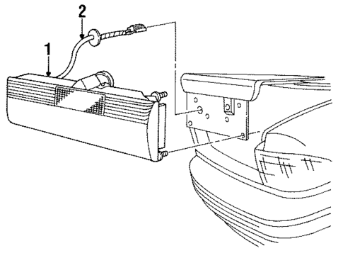 Backup Lamps for 1994 Dodge Intrepid #0