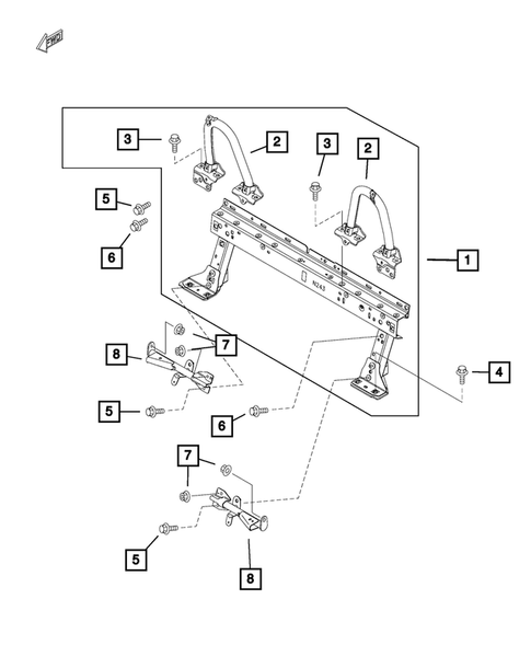 Aperture Panel and Pillar Supports for 2018 Fiat 124 Spider #2