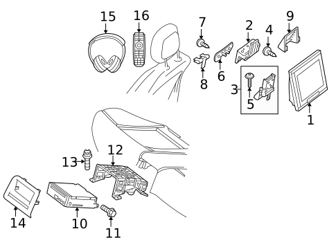 Entertainment System Components for 2016 Mercedes-Benz E63 AMG S #0