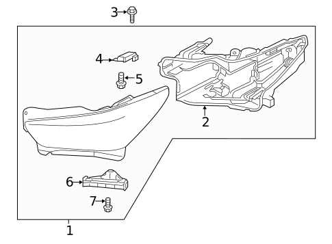 Headlamp Components for 2022 INFINITI QX80 #0