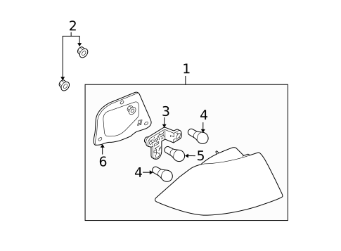Tail Lamps for 2008 Saab 9-3 #2