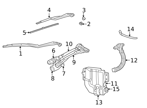 Wiper & Washer Components for 1998 Dodge Intrepid #0