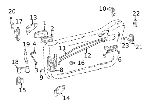 Front Door for 2003 Jeep Wrangler #1