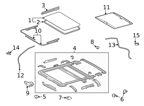 Sunroof for 2009 Toyota Land Cruiser #0