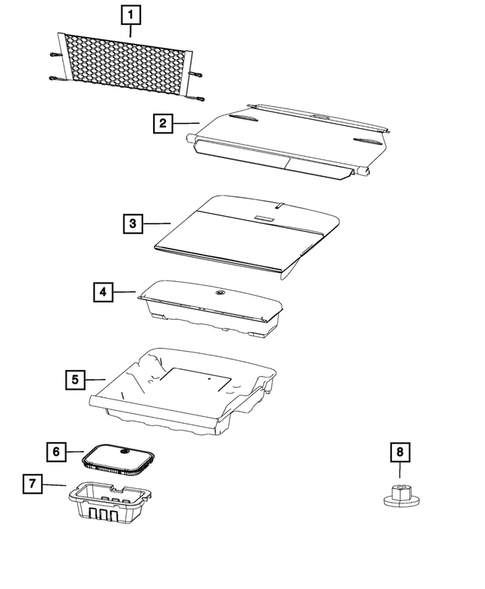 Panels - Moldings - Scuff Plates, Pillar, Cowl, 1/4 Panel Trim and Cargo Covers for 2019 Dodge Journey #4