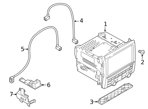 Navigation System Components for 2018 Porsche Cayenne #0