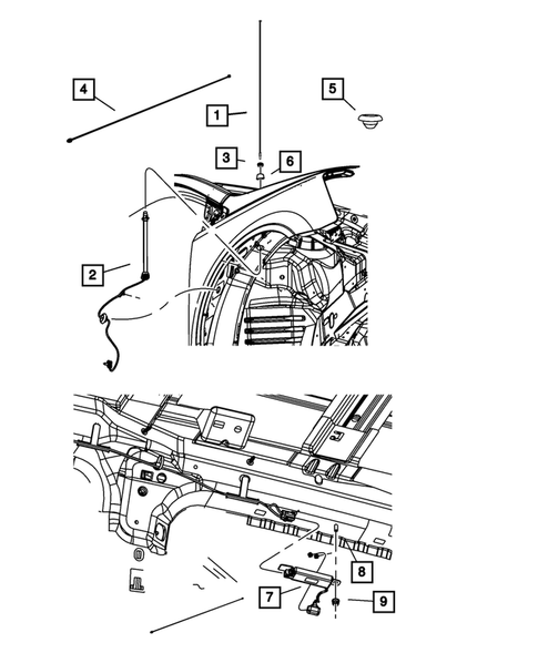 Radio, Antenna, Speakers, DVD and Video systems for 2009 Chrysler Town & Country #3