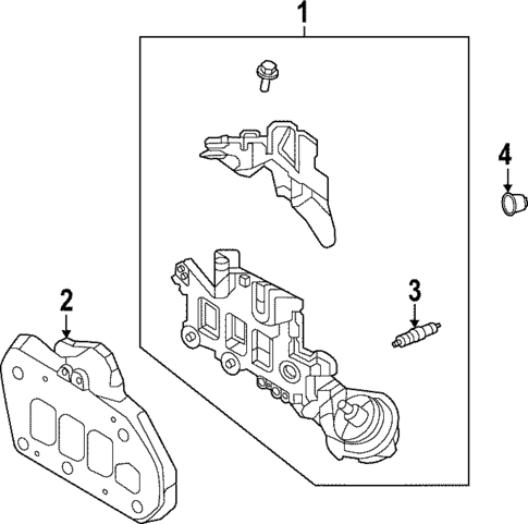 Exhaust Manifold for 2023 Mazda 3 #2