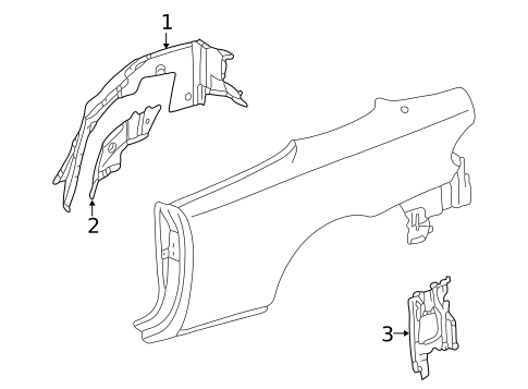 Inner Structure for 1999 Mercedes-Benz CLK430 #1