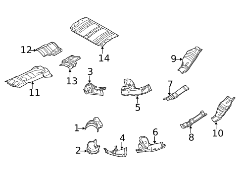 Heat Shields for 2011 Subaru Impreza #0