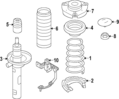 Struts & Suspension Components for 2025 Volkswagen GTI #0