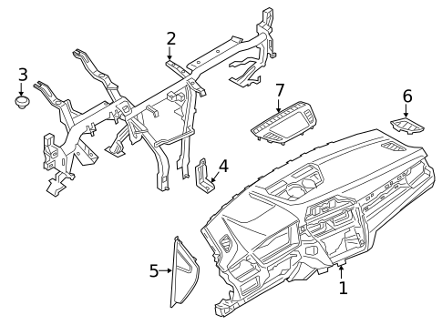 Instrument Panel for 2022 BMW X1 #0