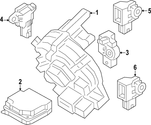 Air Bag Components for 2025 Genesis G90 #1