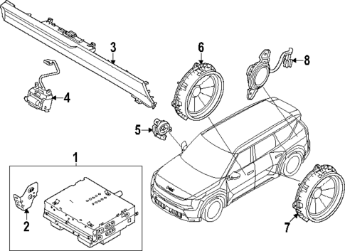 Sound System for 2025 Kia EV9 #0