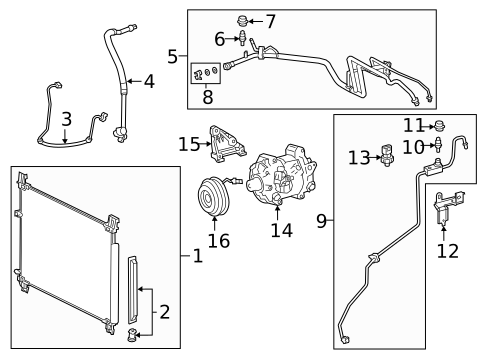 Switches & Sensors for 2021 Lexus RX350L #1