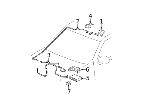 Communication System Components for 2013 GMC Sierra 1500 #1