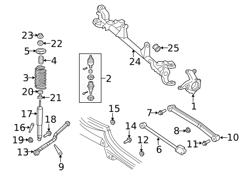 Suspension Components for 2009 Jeep Wrangler #0