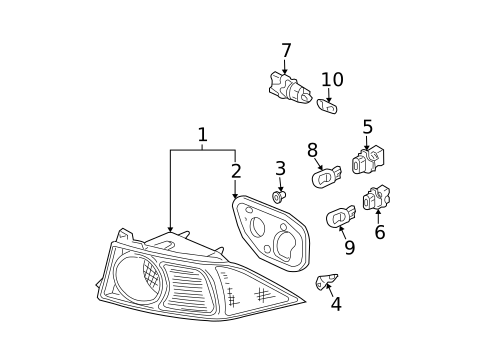 Tail Lamps for 2008 Acura TSX #0