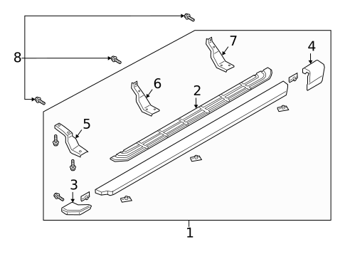 Running Board for 2022 Ford Ranger #0