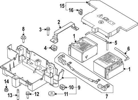 Battery for 2024 Ford F-250 Super Duty #2