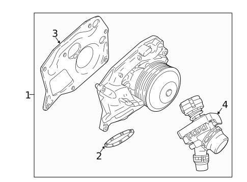 Water Pump for 2020 Mini Cooper Countryman #0