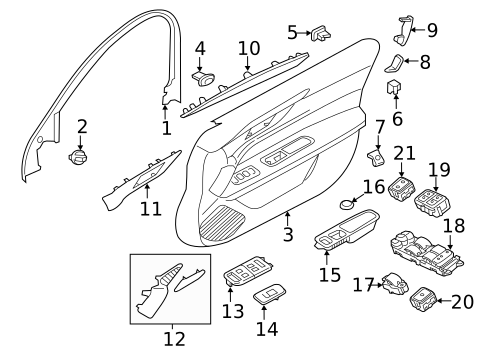 Power Seats for 2017 Jaguar XF #1