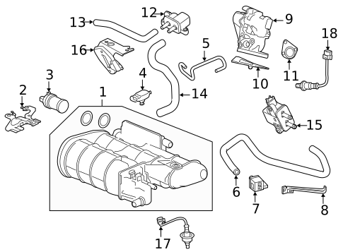 EGR System for 2014 Honda Accord #0