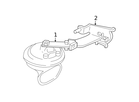 Horn for 2000 Saturn LS2 #0