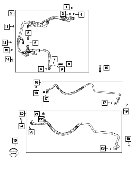 Air Conditioner and Heater Plumbing for 2023 Ram 1500 #2