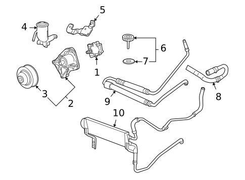 Pump & Hoses for 2012 Chevrolet Corvette #0