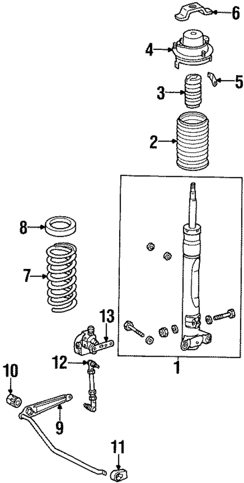 Shocks & Components for 1992 Mercedes-Benz 300SL #0