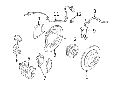 Rear Brakes for 2003 Volvo XC90 #0