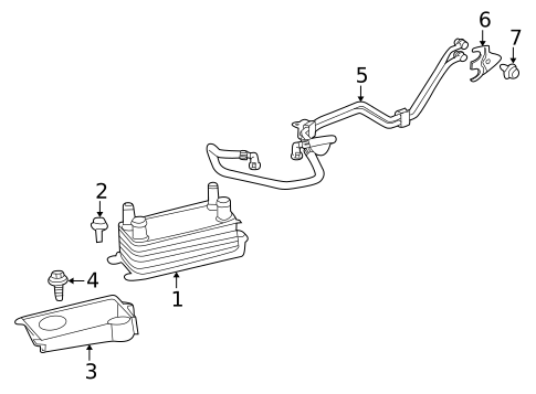 Trans Oil Cooler for 2020 Jaguar F-Type #1