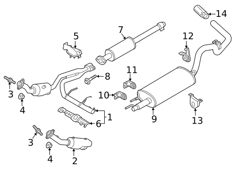 Exhaust Components for 2017 Ford F-150 #1