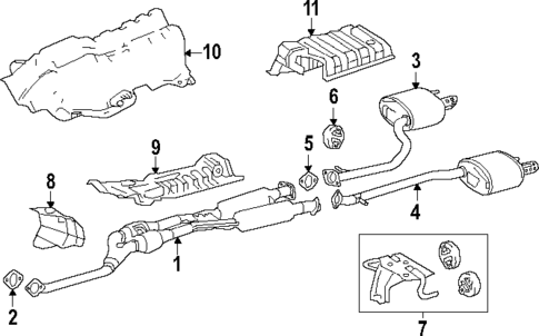 Exhaust Components for 2025 Lexus RC300 #0