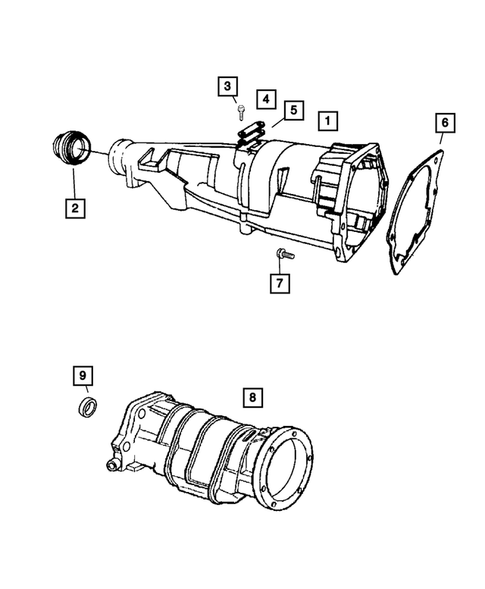 Case and Extension for 2007 Dodge Ram 2500 #1